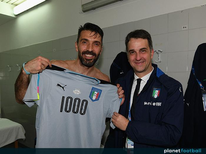 “Gianluigi Buffon - 1000 games” width=