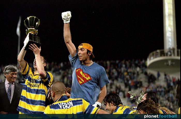 “Gianluigi Buffon - Parma - Coppa Italia - 1999” width=