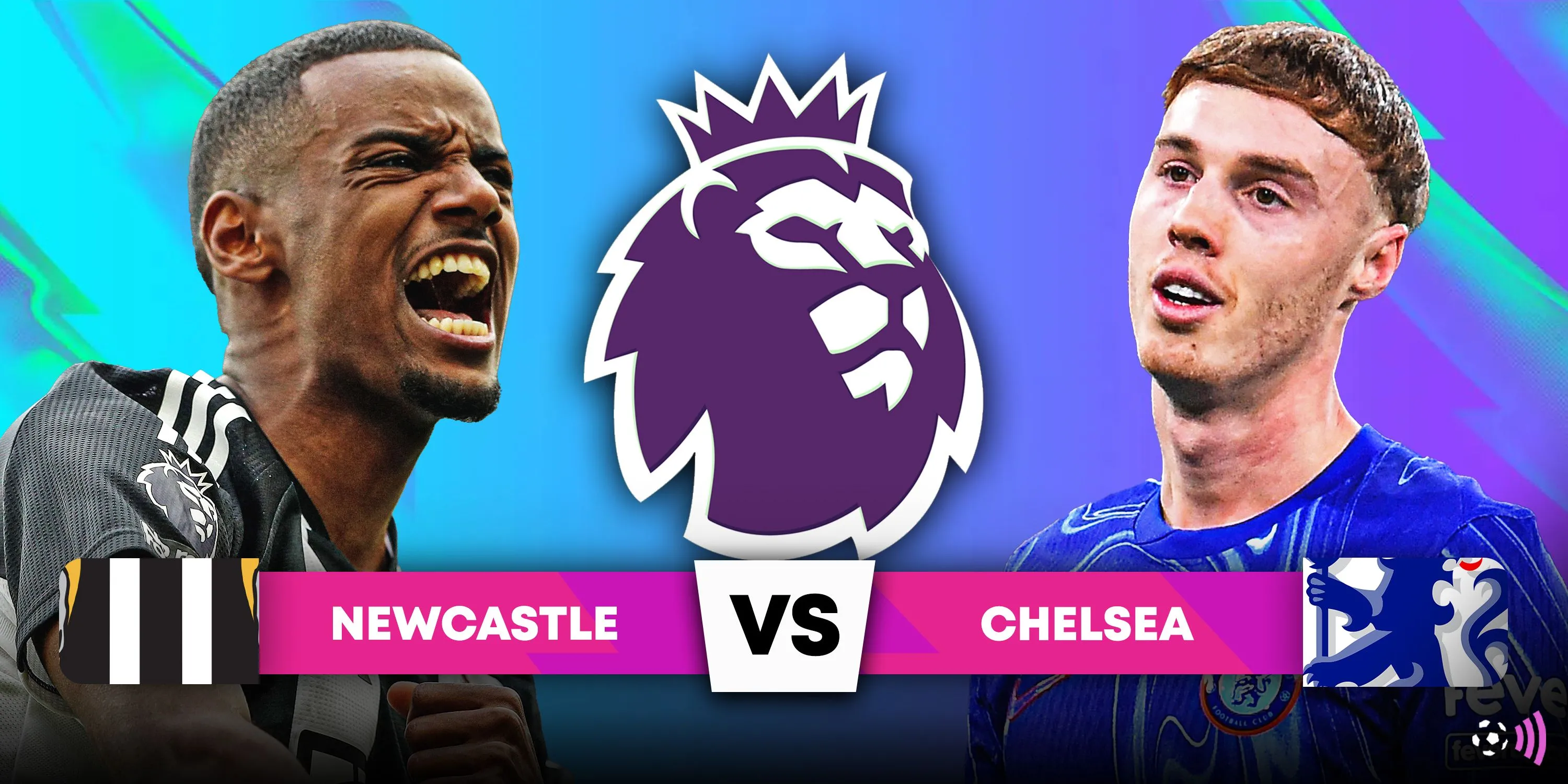 alt="Alexander Isak của Newcastle và Cole Palmer của Chelsea trong trận đấu tại St James' Park"