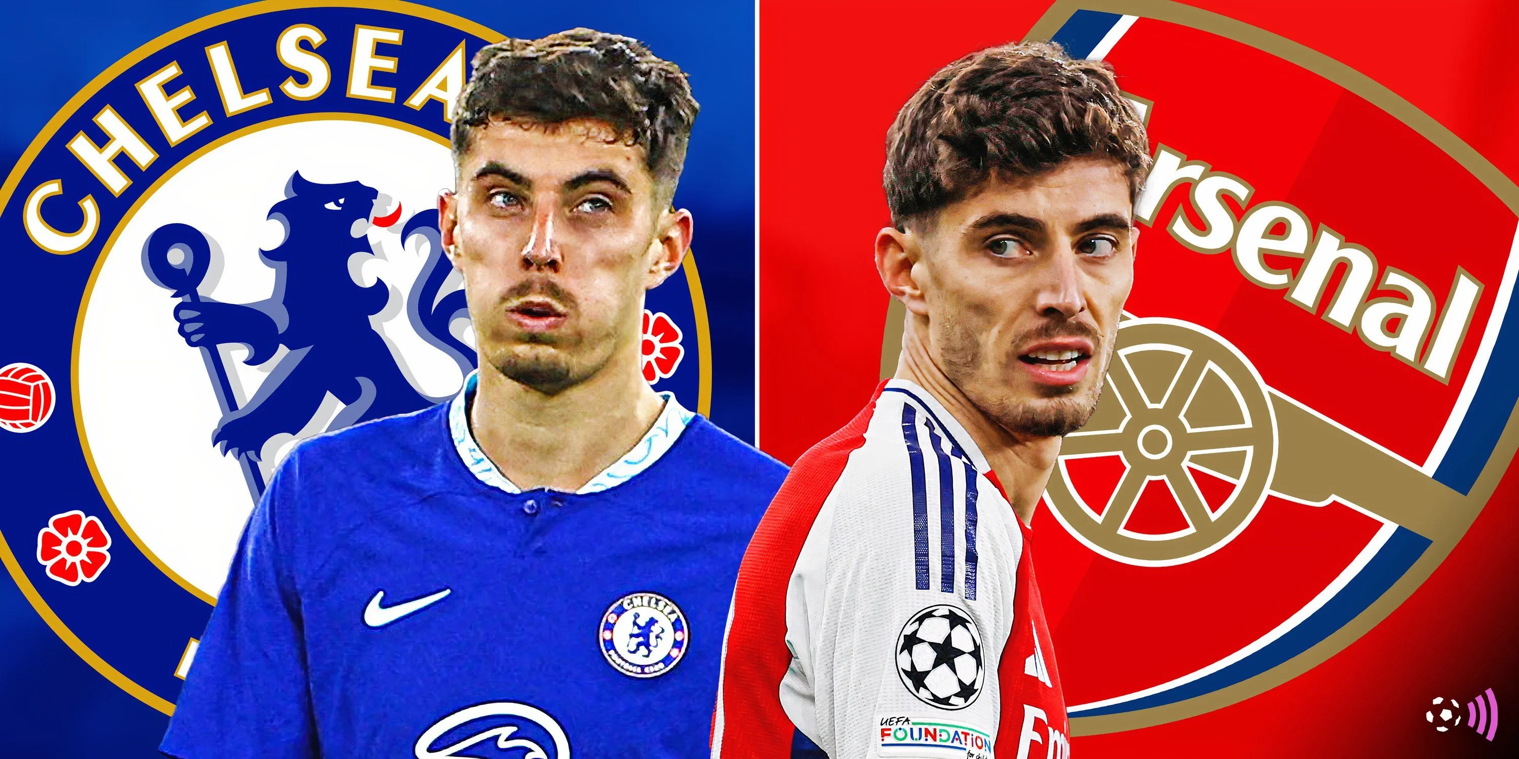 alt="Kai Havertz trong màu áo Chelsea và Arsenal tại Premier League"