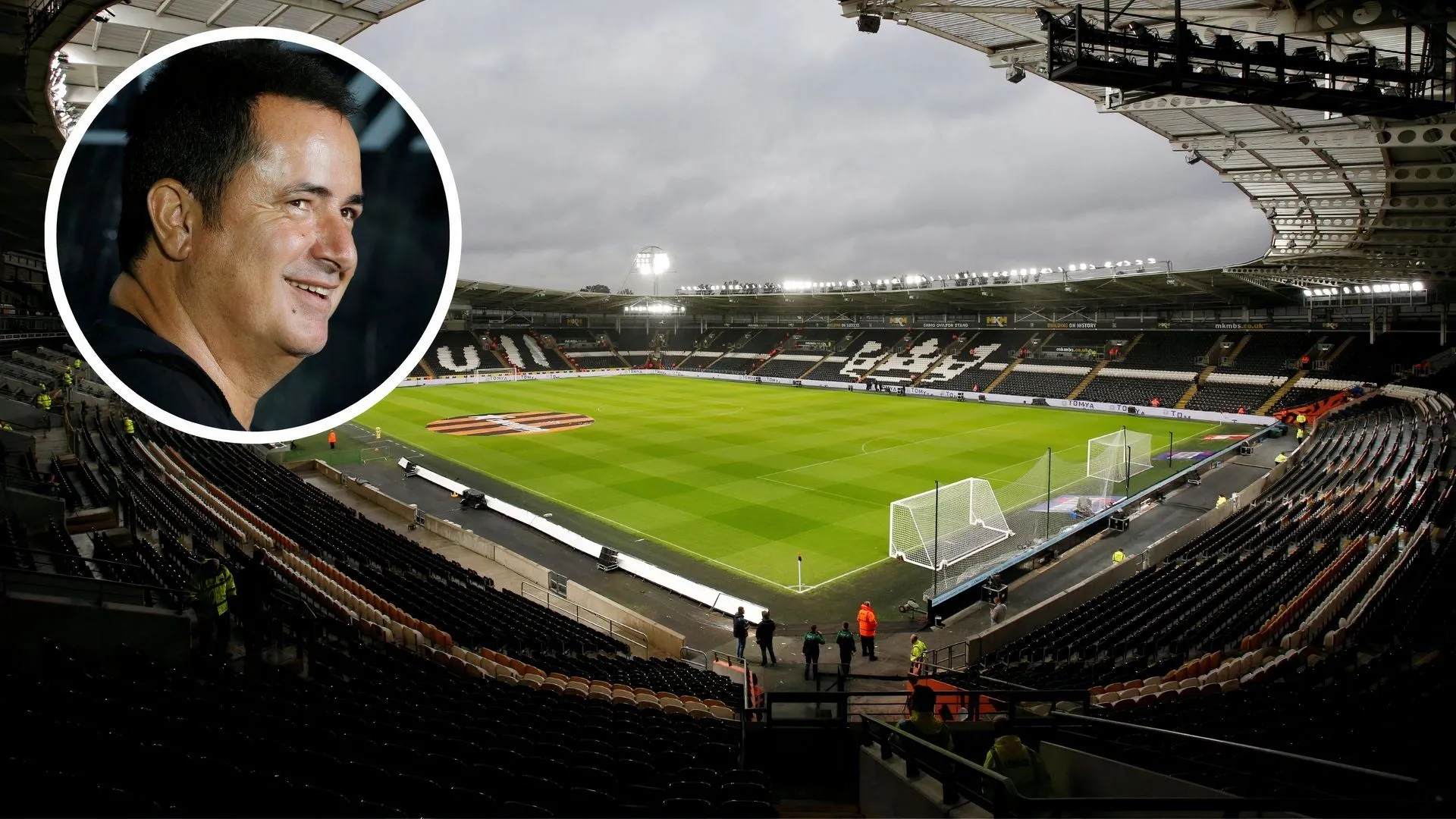 Chủ sở hữu Hull City Acun Ilicali cùng sân vận động MKM