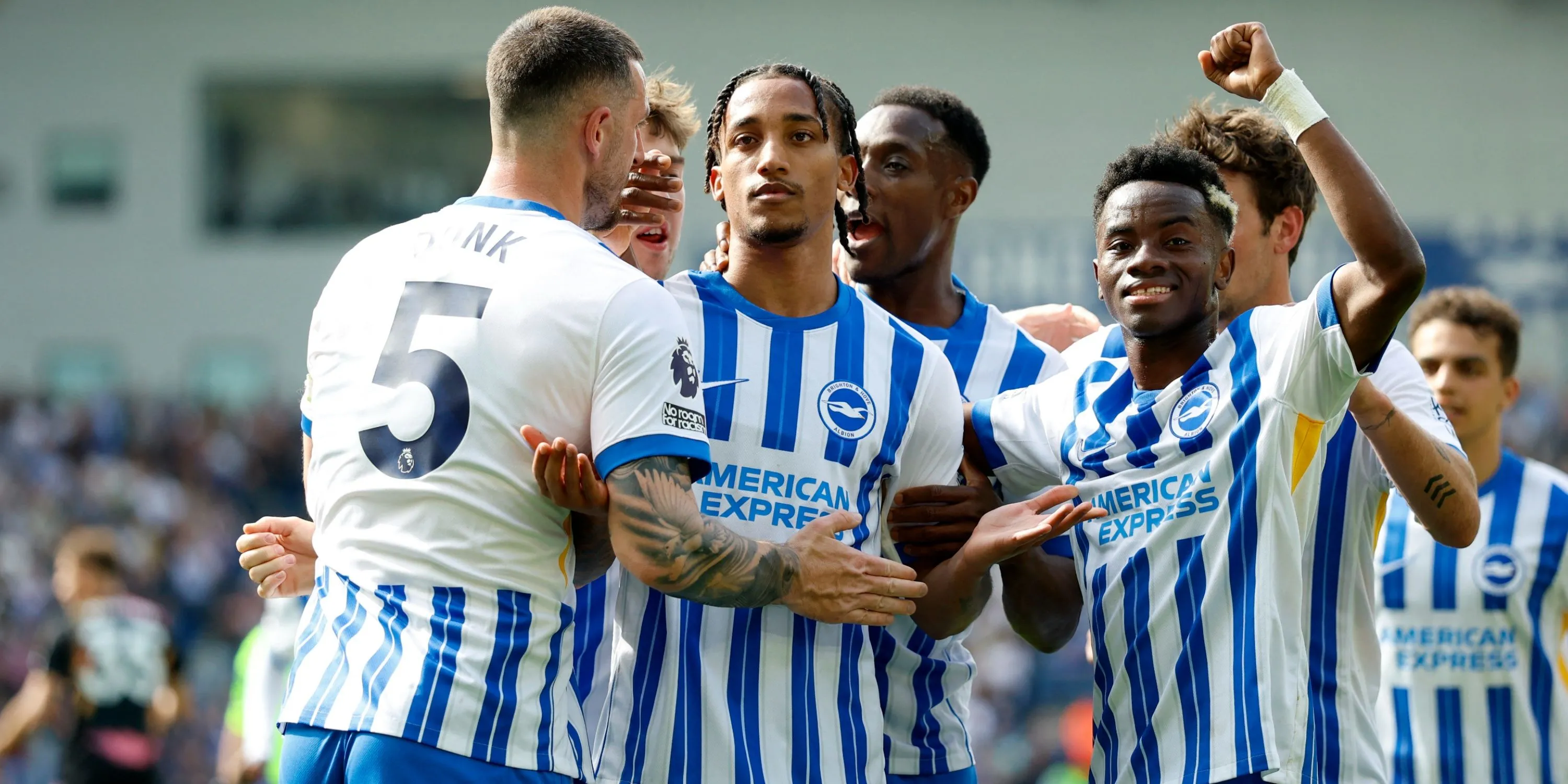 Joao Pedro trong màu áo Brighton thi đấu tại Premier League
