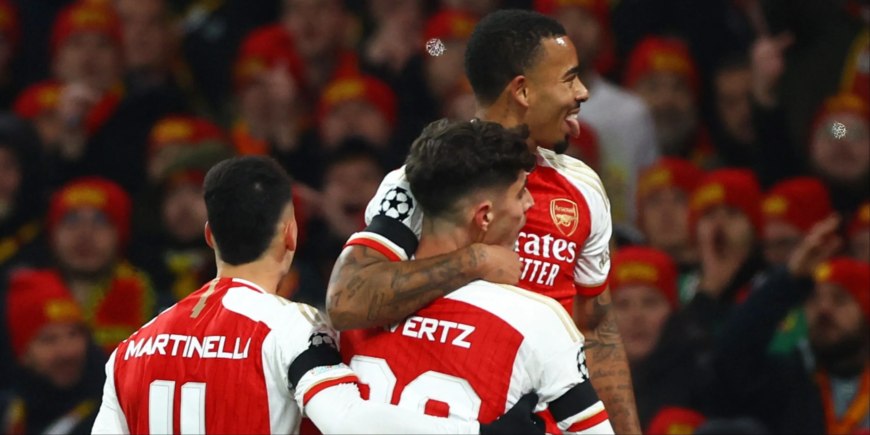 Kai Havertz và Gabriel Jesus - những lựa chọn tiền đạo gần đây của Arsenal