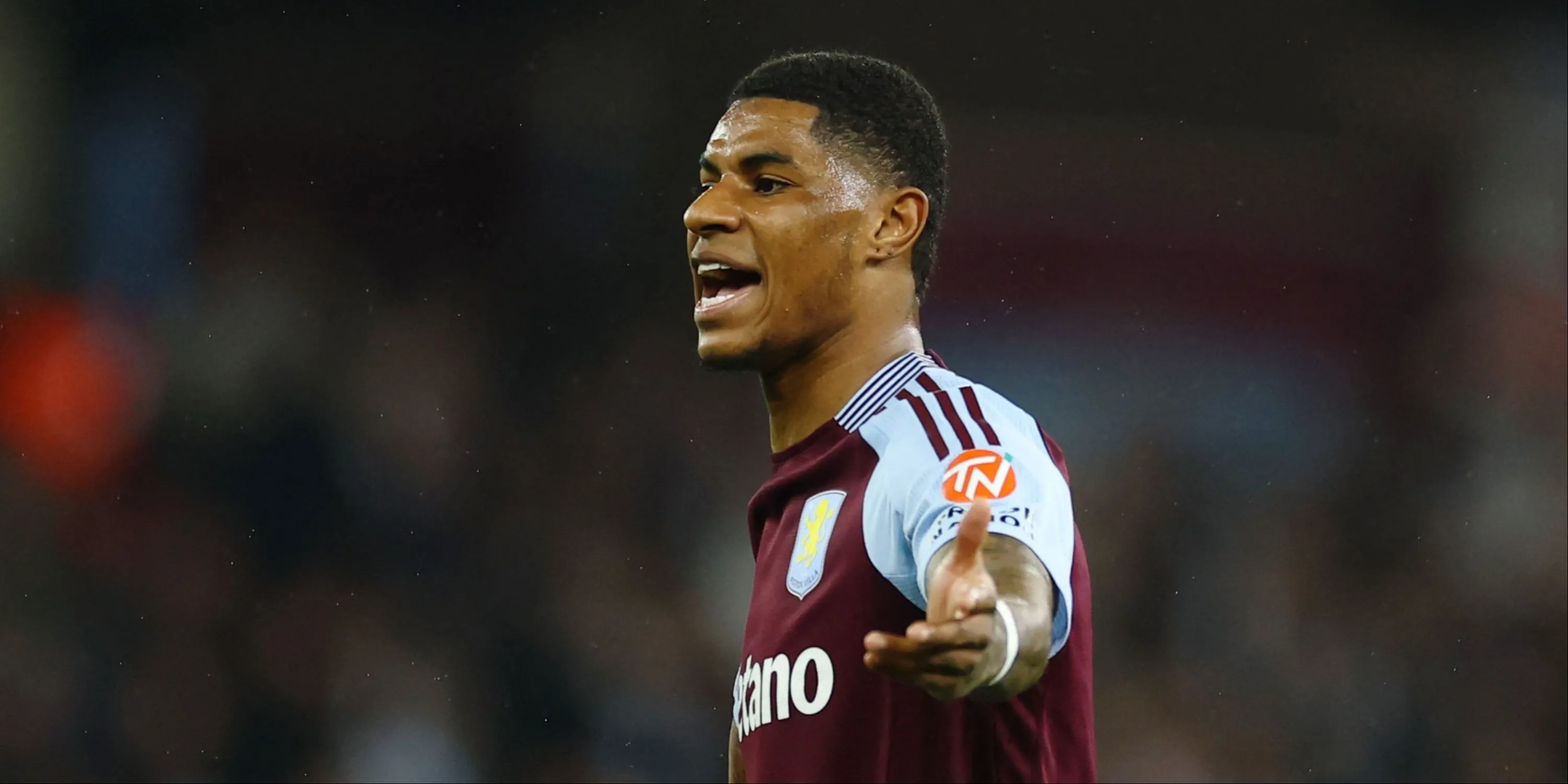 Marcus Rashford trong màu áo Aston Villa mùa giải 2024/25