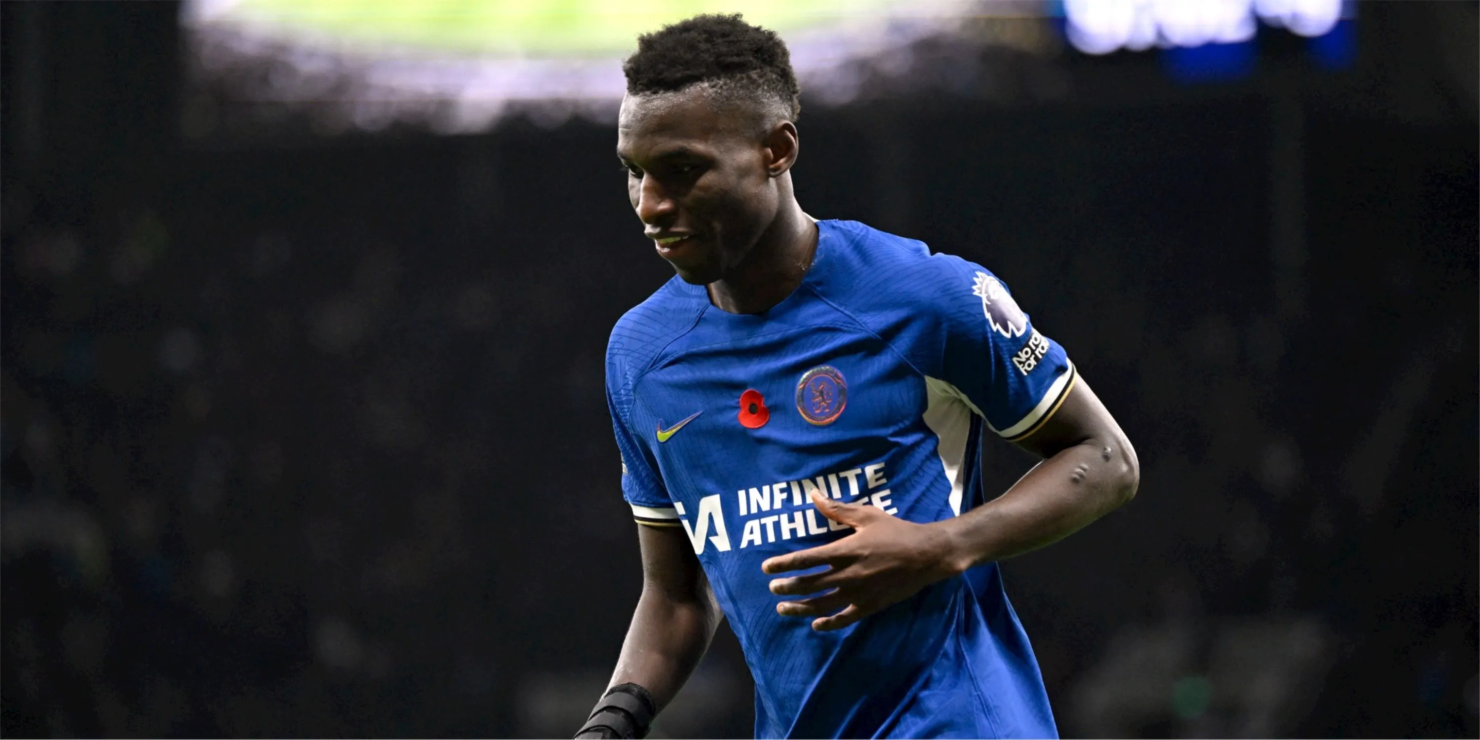 Nicolas Jackson của Chelsea trong trận đấu vào tháng 11 năm 2023