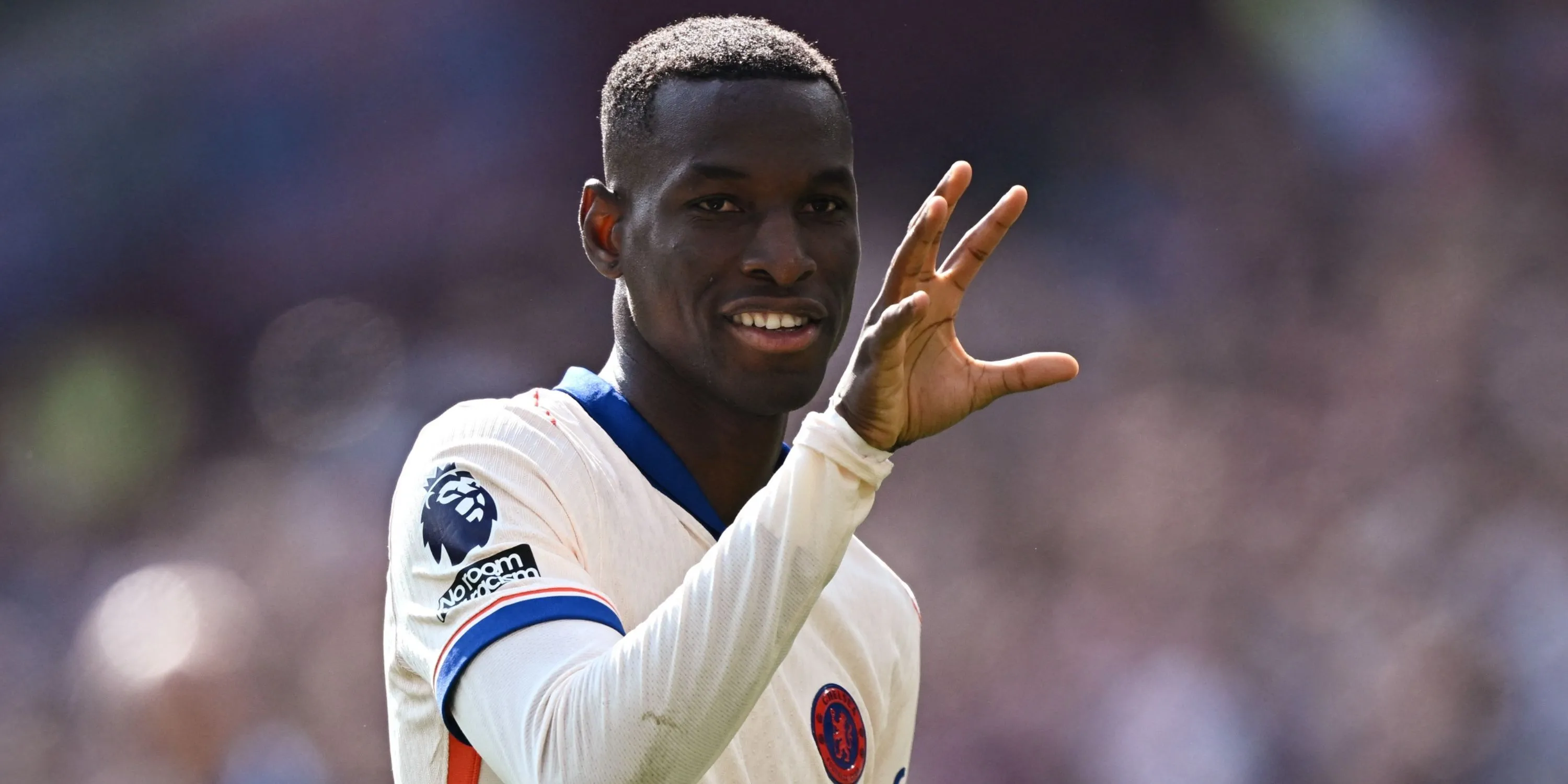 Nicolas Jackson trong màu áo Chelsea thi đấu tại Premier League