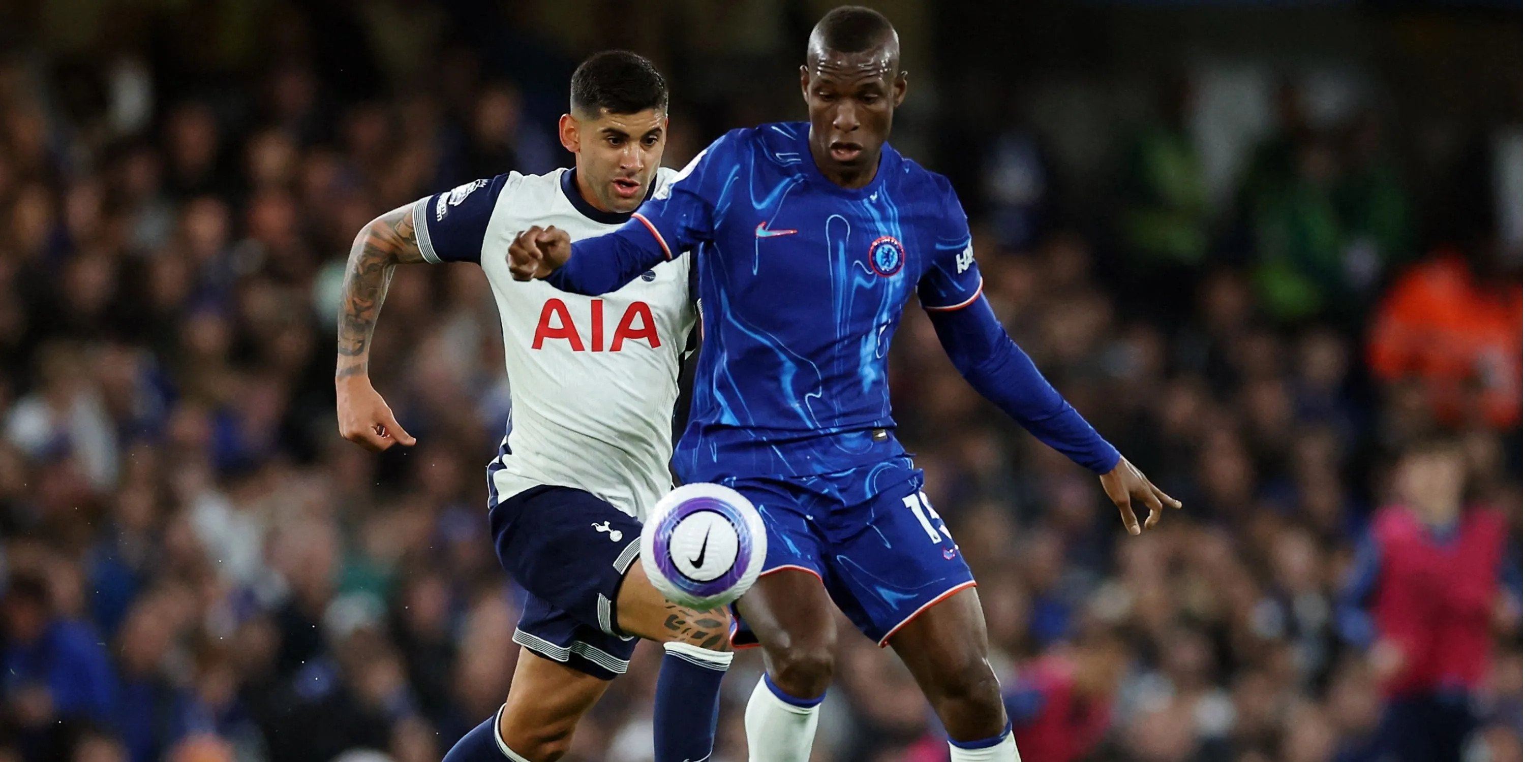 Tiền đạo Nicolas Jackson trong màu áo Chelsea