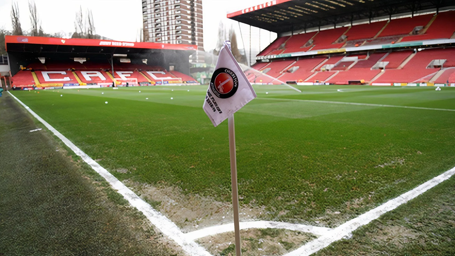 Toàn cảnh sân vận động The Valley, sân nhà của câu lạc bộ Charlton Athletic