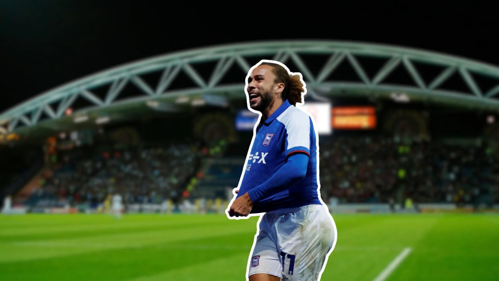 Marcus Harness trong màu áo Huddersfield Town sau khi rời Ipswich