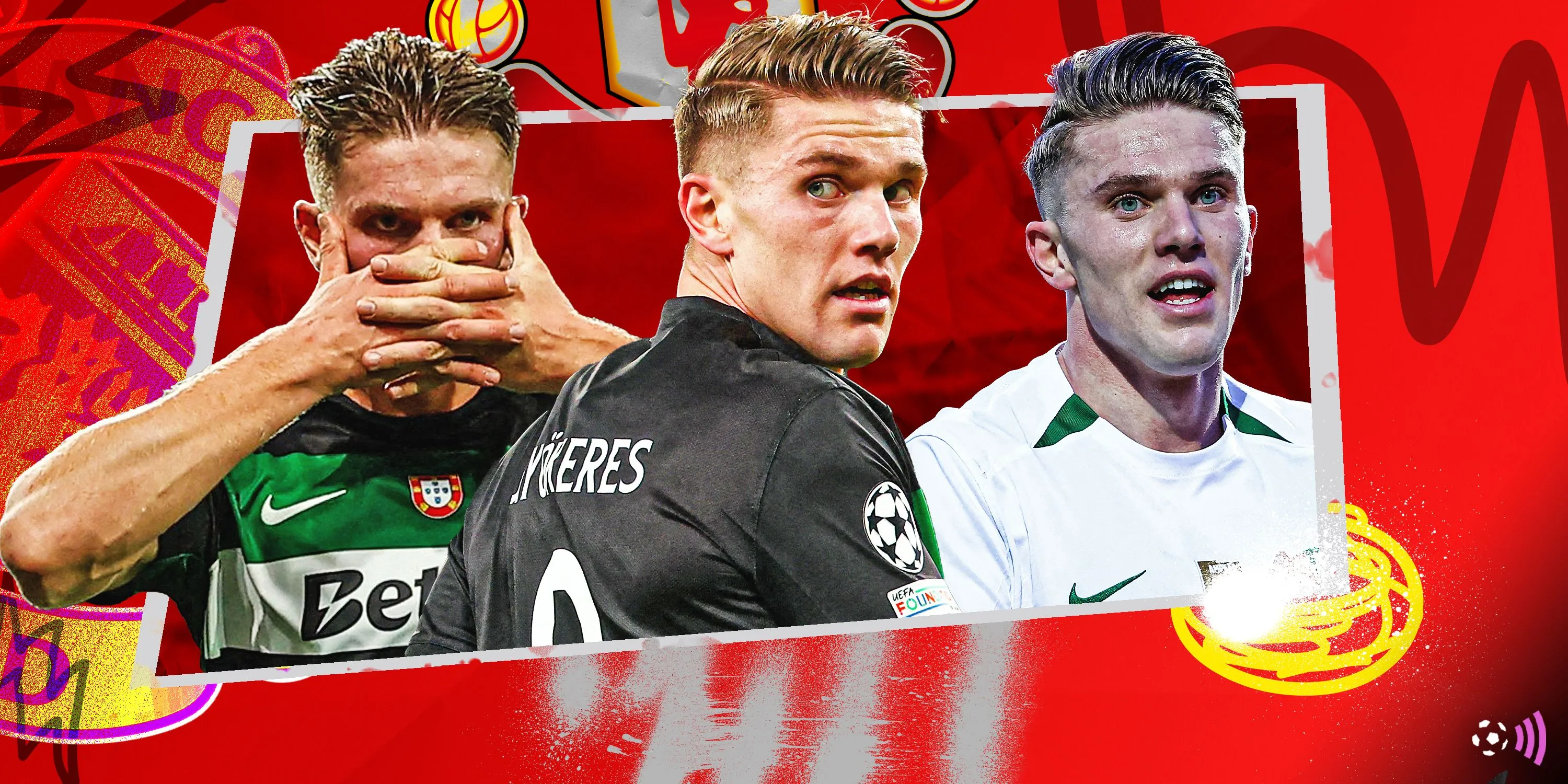 Viktor Gyokeres được liên hệ chuyển nhượng đến Manchester United