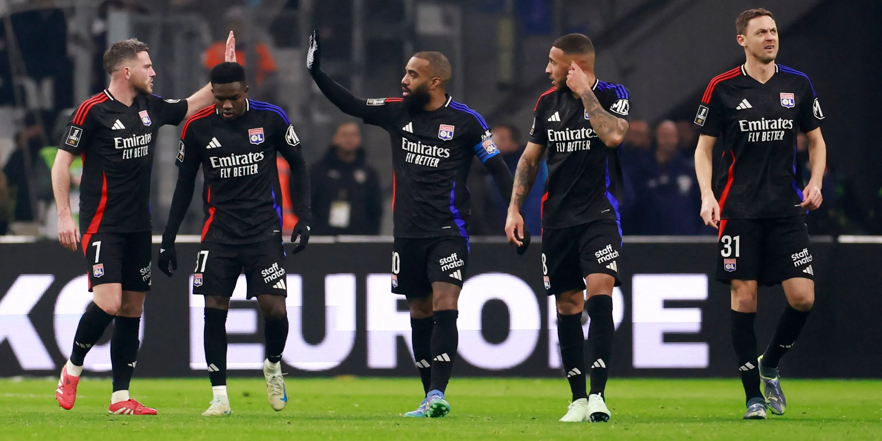 Corentin Tolisso của Lyon ăn mừng bàn thắng, tiền vệ tiềm năng của Manchester United