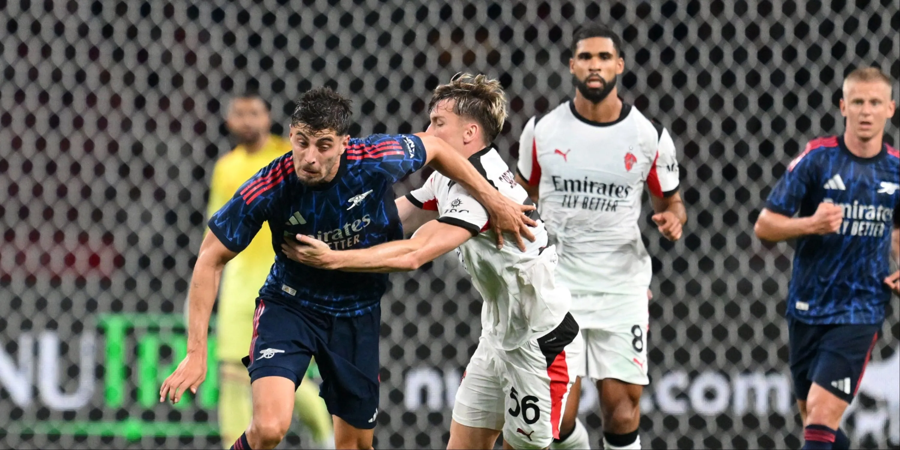 Kai Havertz trong màu áo Arsenal thi đấu ở vị trí tiền đạo