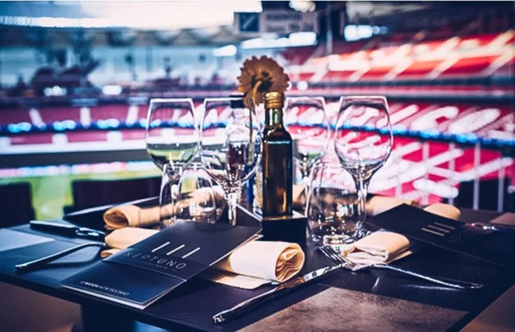 Khu vực dịch vụ VIP và hospitality tại Estadio Metropolitano