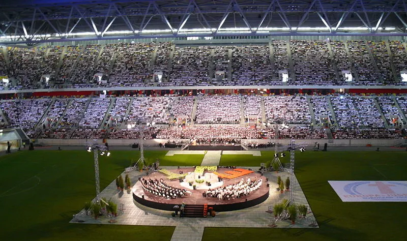 Khu vực hospitality sang trọng tại Merkur Spiel-Arena, sẵn sàng phục vụ các sự kiện cao cấp và đối tác.