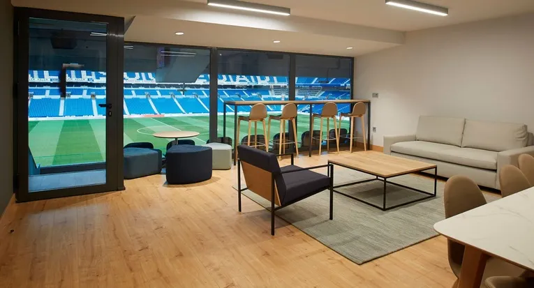 Khu vực khách VIP tại sân Reale Arena