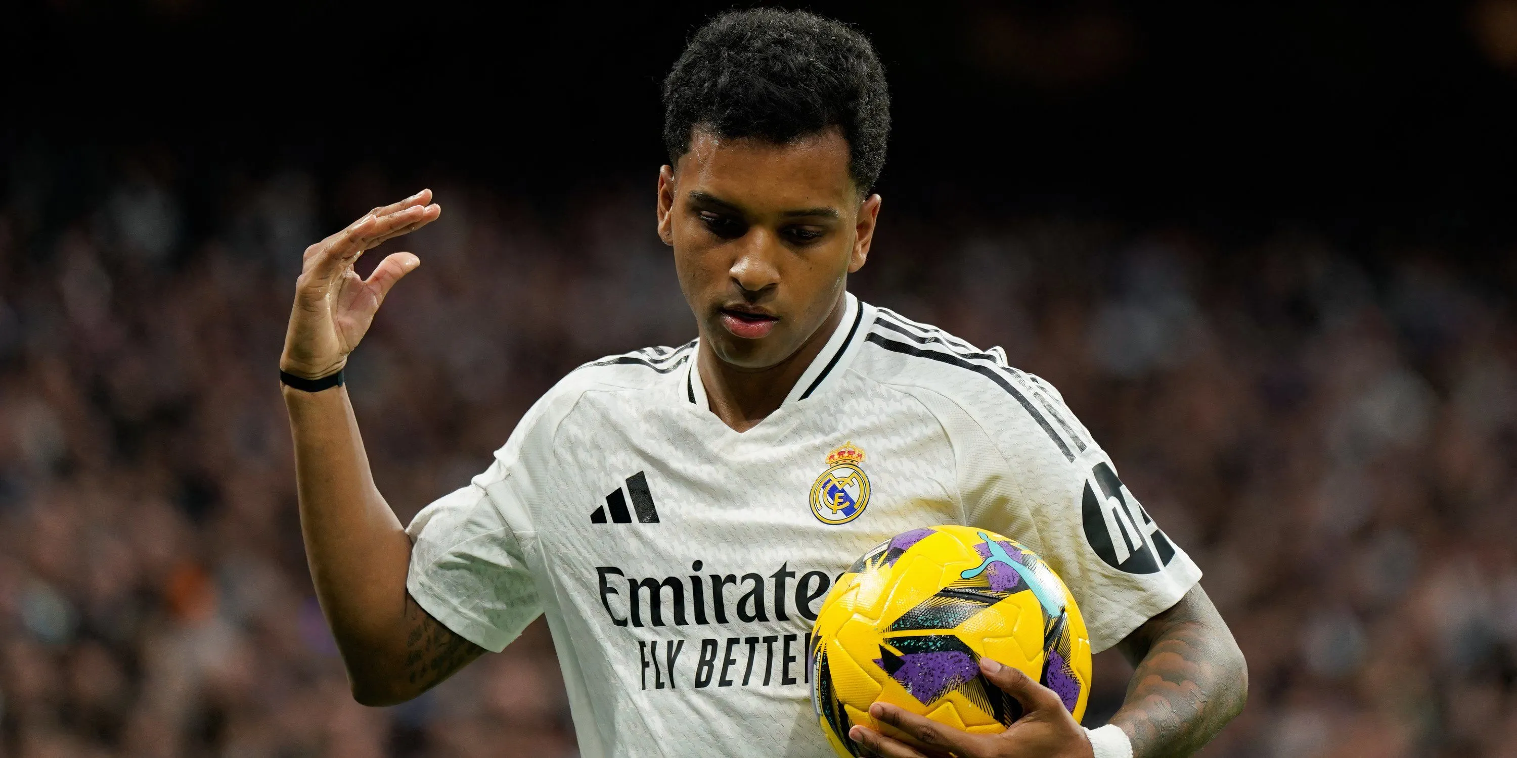 Rodrygo Goes, tiền đạo cánh của Real Madrid đang được Liverpool theo dõi