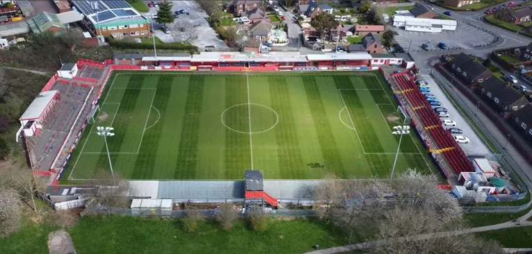 Sơ đồ và bố trí khán đài sân Impact Arena của Alfreton Town