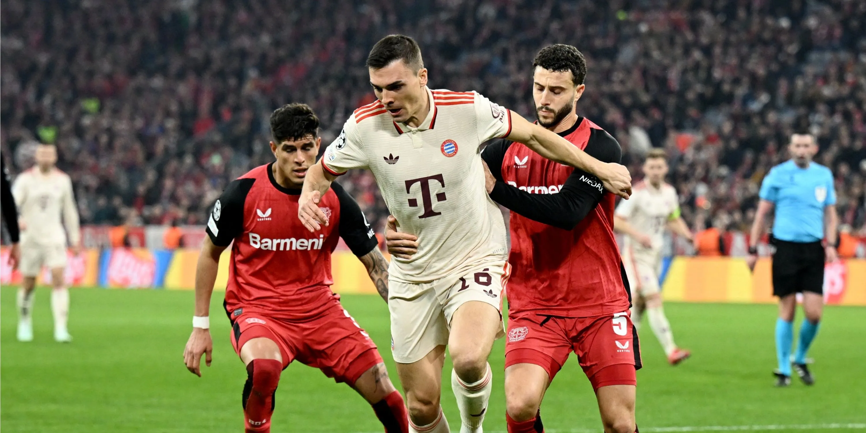 Tiền vệ Joao Palhinha trong màu áo Bayern Munich, mục tiêu của Tottenham.