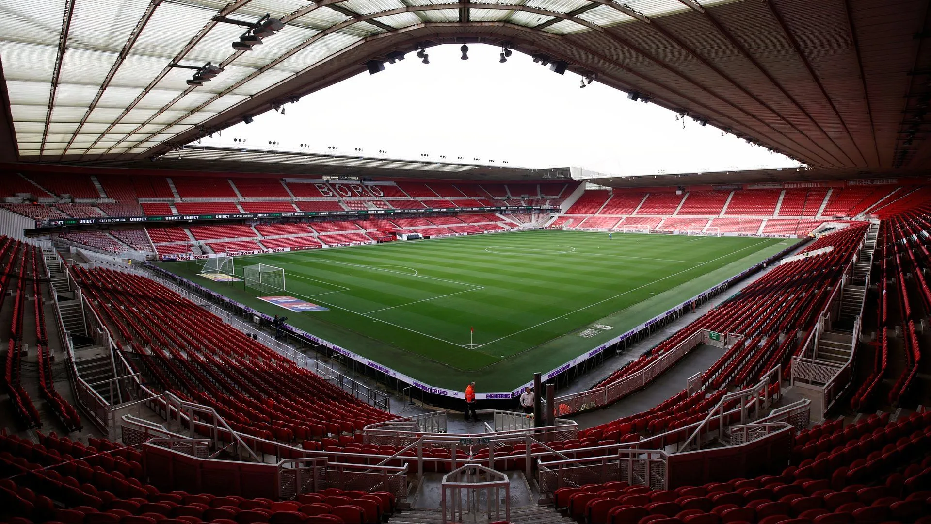 Toàn cảnh sân vận động Riverside, sân nhà của Middlesbrough FC.