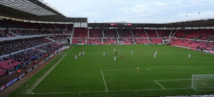 Trận đấu giữa Middlesbrough và Aldershot tại vòng 4 FA Cup trên sân Riverside