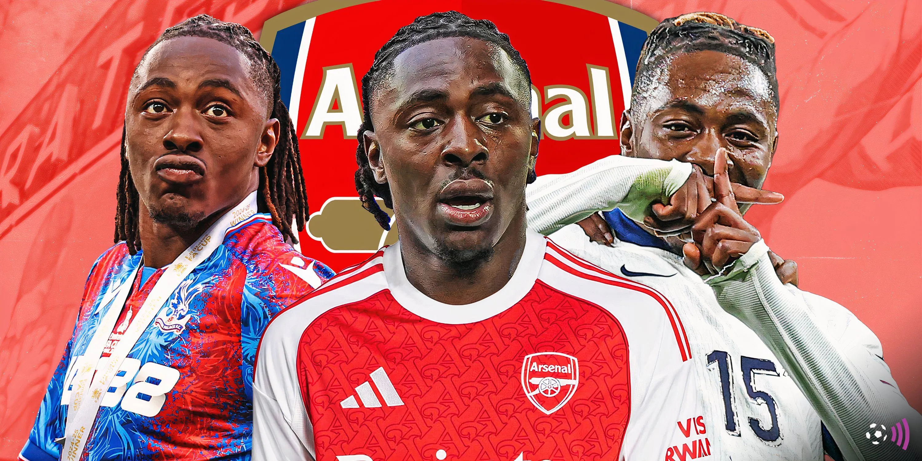 Eberechi Eze thi đấu cho Crystal Palace, cầu thủ mà Arsenal đang rất muốn chiêu mộ sau thông tin từ Fabrizio Romano.