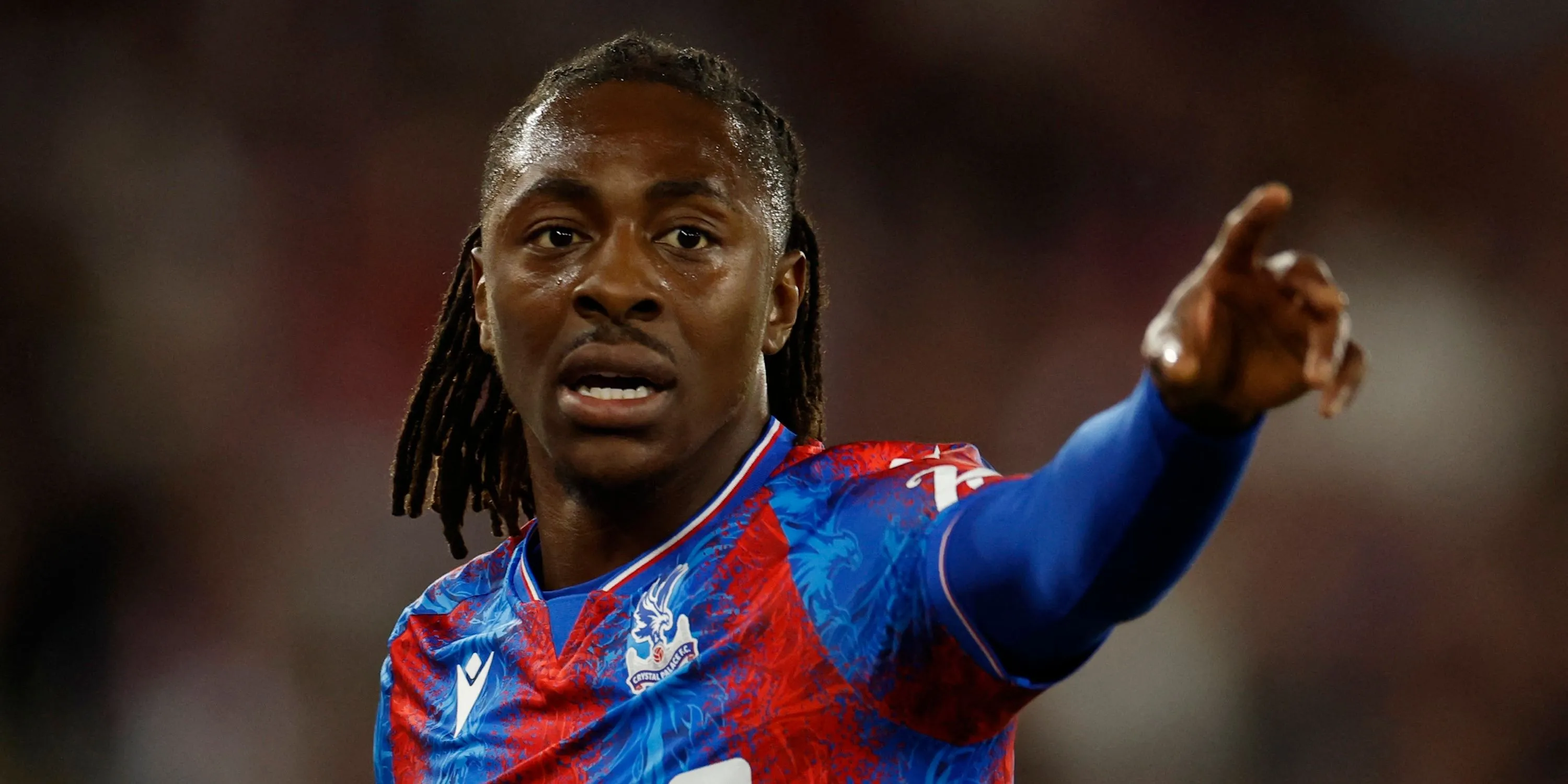 Eberechi Eze trong màu áo Crystal Palace, mục tiêu chuyển nhượng của Tottenham