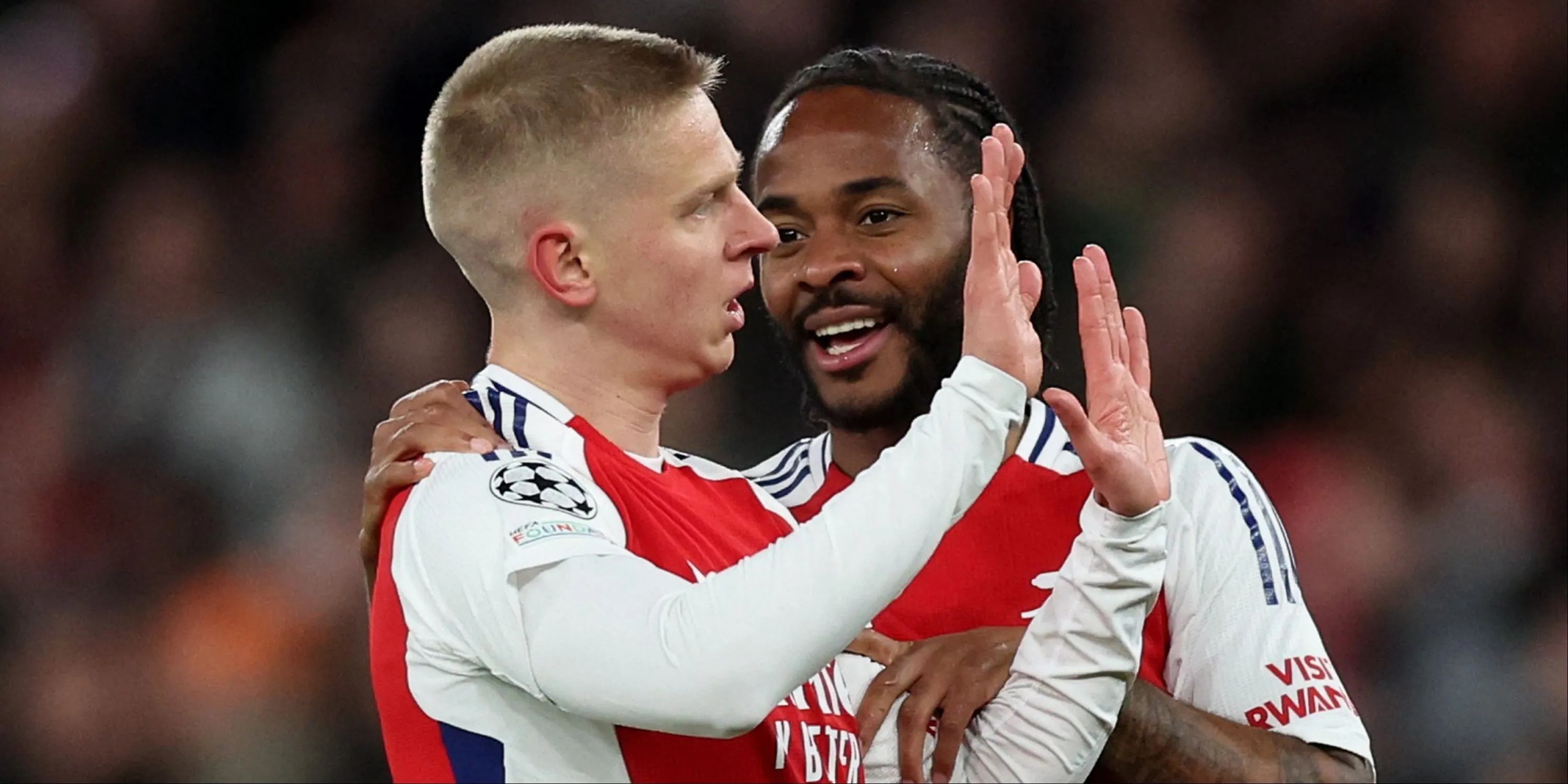 Oleksandr Zinchenko trong màu áo Arsenal, được cho là đang tìm bến đỗ mới.