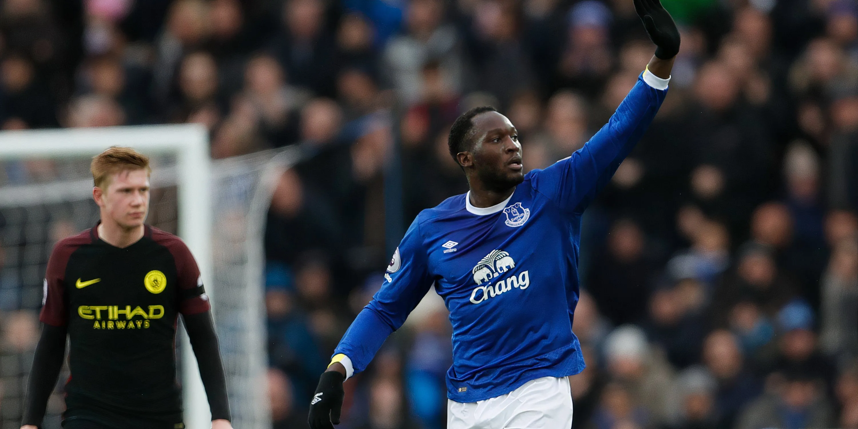 Romelu Lukaku trong màu áo Everton tại Premier League, biểu tượng thành công tại Goodison Park