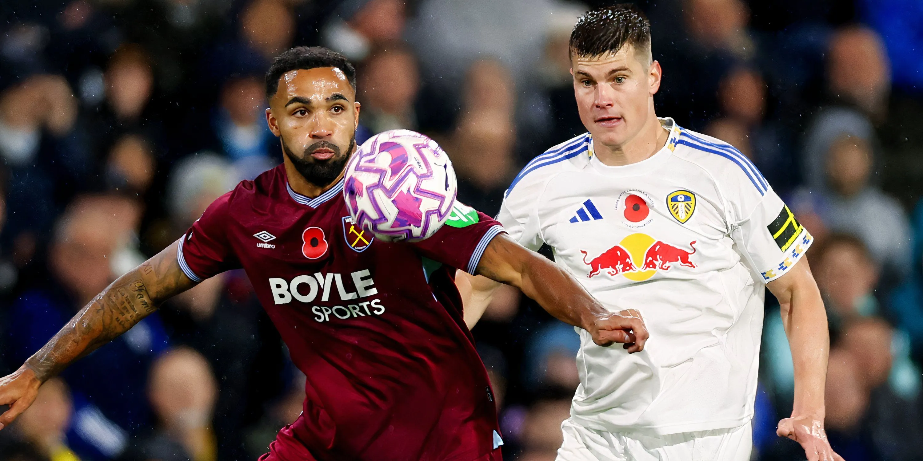 Jaka Bijol thực hiện pha phá bóng giải nguy trong trận ra mắt Premier League