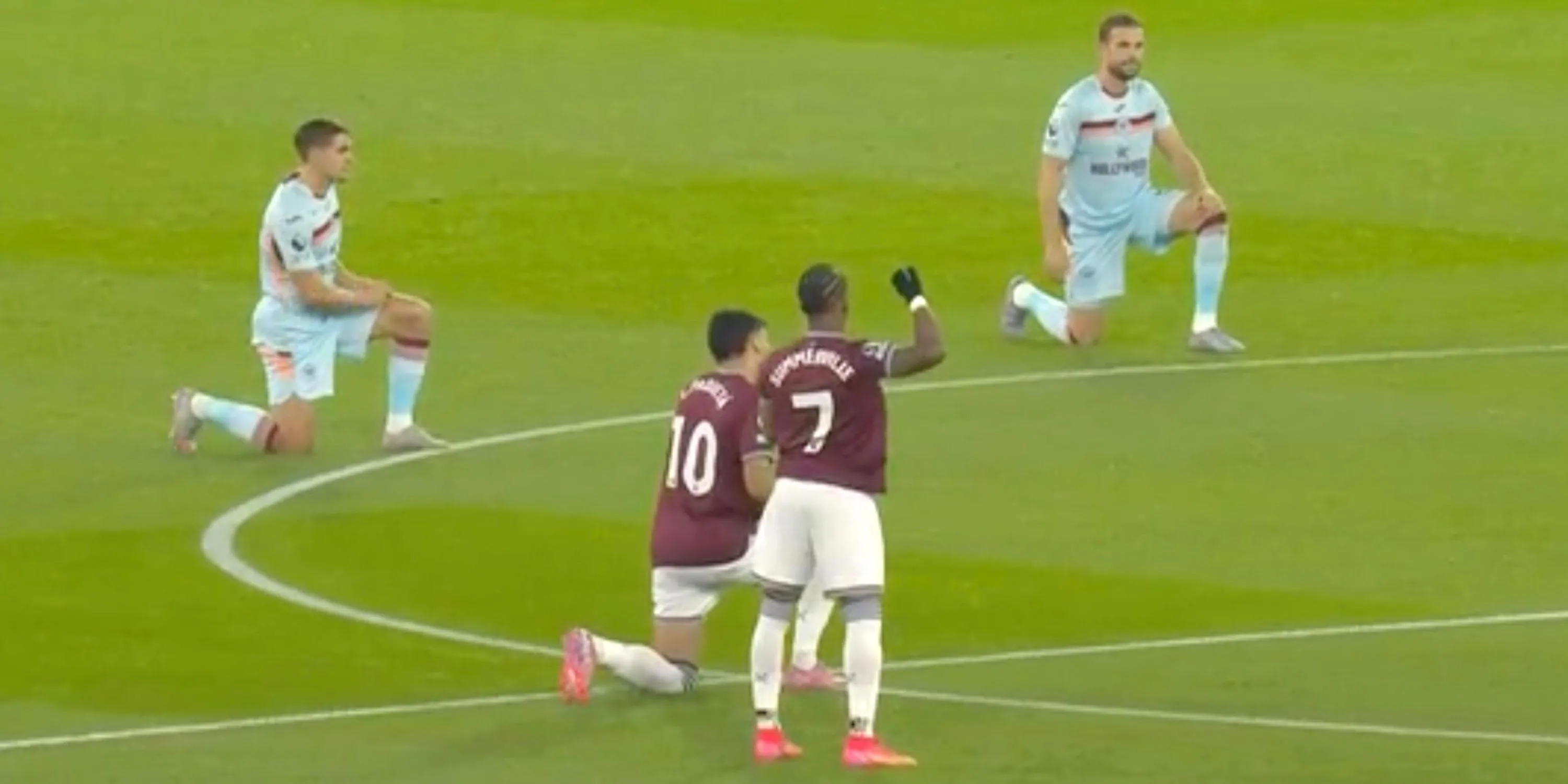 Phản ứng khán giả với hành động quỳ gối tại các sân như Turf Moor, Stadium of Light và Etihad - tỷ lệ ủng hộ khác nhau giữa các SVĐ