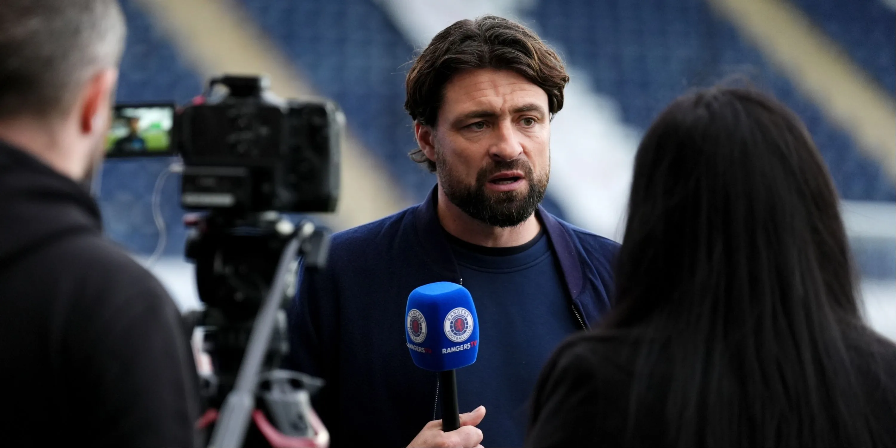 Russell Martin trong thời gian dẫn dắt Rangers trước khi bị sa thải